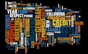 Bailout law word cloud by Flickr user Ricardo Carreon