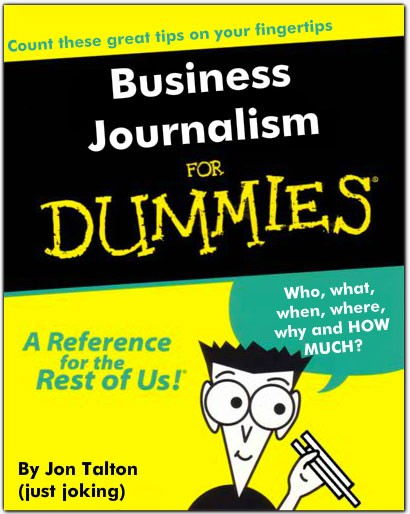 Business Journalism for Dummies Pt 1