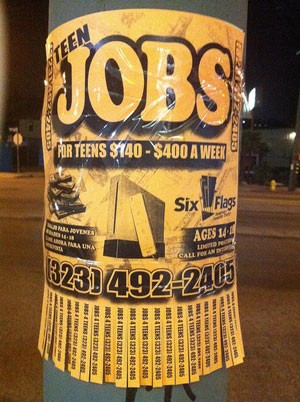 Jobs sign 