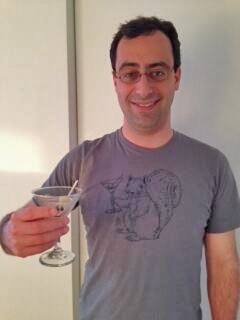 Matt Levine in his NPR Planet Money T-shirt.