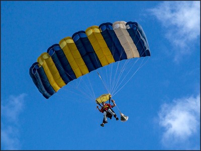 Parachuting   
