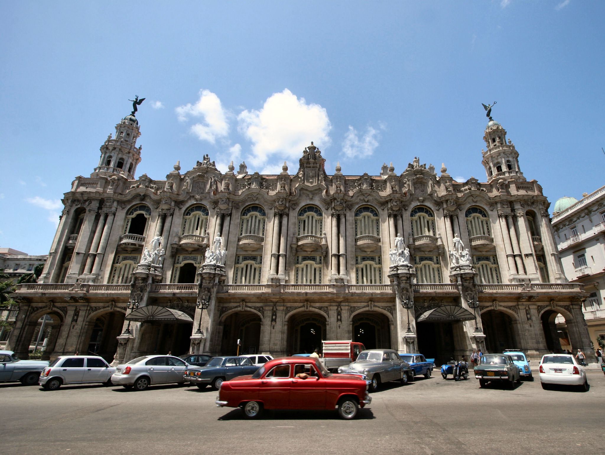 Havana's beautiful Gran Theatro (photo via Wikipedia)