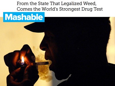 Mashable drug test story image of man smoking