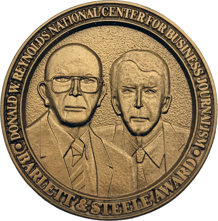 Barlett and Steele Award Medallion